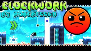 quotCLOCKWORKquot by ROBERT55GD All Coins  Geometry Dash [upl. by Madai]