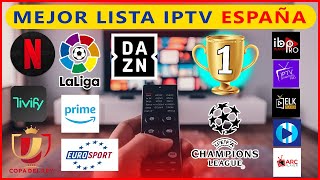 🔥TOP MEJORES IPTV ESPAÑA 20242025 ✅ ESTABLE Y RÁPIDO 🔥 [upl. by Anahahs]