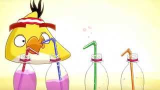 Angry Birds drinks  TV commercial [upl. by Anaid676]