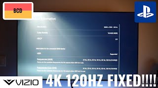 How To Enable HDMI 21 4K 120HZ On Vizio TVS With PlayStation 5 With Gameplay Test [upl. by Alexander]