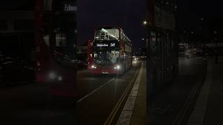 LJ13CEU  DW562 Seen Working London Bus Route 349 Towards Edmonton Green londonbuses bus tfl 349 [upl. by Gnuy]