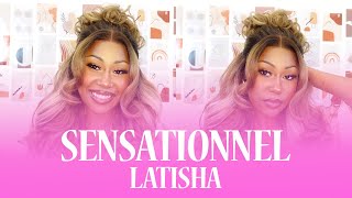 Sensationnel Synthetic Cloud9 What Lace Wig  LATISHA EBONYLINECOM [upl. by Navada]