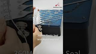 Asialock Security Seal New Model ​360MM Plastic Seals Metal Inserted A053 securityseal Asialock [upl. by Ayekehs]