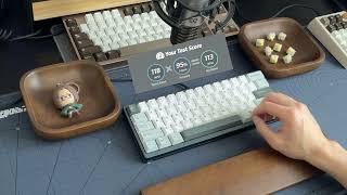 Gray Studio BD60  Gateron Milky Yellow Pro  Typing Sound Test ft Hange Zoë [upl. by Brynna]