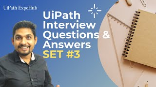 UiPath Interview Questions amp Answers Set3 [upl. by Noland]