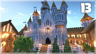 Minecraft How to Build a Medieval Castle  Huge Medieval Castle Tutorial  Part 13 [upl. by Festa]