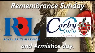 Remembrance Sunday Corby Northants 2024 [upl. by Ostler]