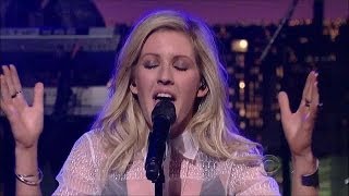 HD Ellie Goulding  quotBurnquot 12114 David Letterman [upl. by Irwinn815]