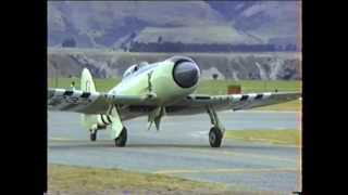 Hawker Sea Fury Display at Wanaka New Zealand 1994 [upl. by Mit]