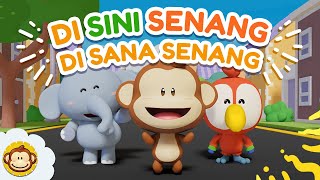 Di Sini Senang Di Sana Senang 😄 Lagu Anak Indonesia BaLiTa [upl. by Irrabaj]