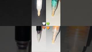 🤍💚🤎🧡marker activation asmrsatisfying markers shorts [upl. by Ammann]