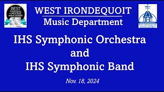 IHS Symphonic Orchestra and Band 11 18 2024 [upl. by Odlareg]