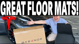 The Ultimate Review Basenor 3D Tesla Model Y Floor Mats [upl. by Padget427]