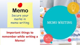 Memo Writing  Interoffice Memorandum writing techniques  NCWEB  DUSOL  Study Score  Writings [upl. by Pelagi257]