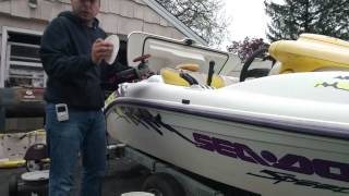 Seadoo speedster restoration part 2 Wet sanding and buffing [upl. by Aisatsana]