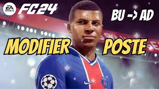 FC 24 TUTO  Comment CHANGER LE POSTE DUN JOUEUR et jouer avec [upl. by Ecyaj]