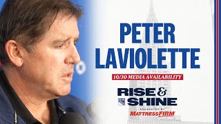 NYR  WPG Peter Laviolette Pregame Media Availability  October 30 2023 [upl. by Pascale237]