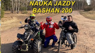 Nowy quad Roberta  NAUKA JAZDY BASHAN 200 [upl. by Onaicul452]