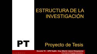 Proyecto de tesis arquitectura introducción [upl. by Namajneb]