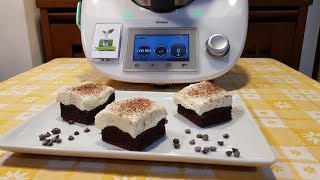 Torta al cioccolato fondente con crema al mascarpone per bimby TM6 TM5 TM31 [upl. by Ybok]