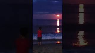 First supermoon of August shines over Maine [upl. by Peers]