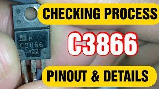 How to check c3866 transistor with multimeter l c3866 transistor testing l c3866 transistor pinout [upl. by Aloap]