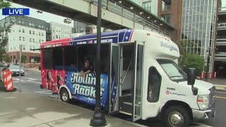 PIX11s Ben Aaron visits mobile karaoke bus on Long Island [upl. by Shutz]