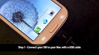 How to connect Samsung Galaxy S3  S4 to a Mac and iPhoto [upl. by Badr612]