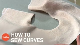 How to Sew a Curved Neckline  Sewing Tutorial with Gail Yellen [upl. by Bradlee]