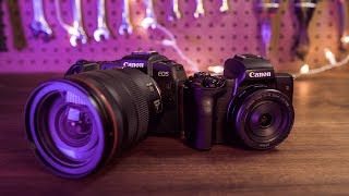 Canon EOS RP  More Than a Full Frame M50 Review amp Comparison [upl. by Eicak221]