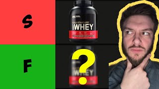 Optimum Nutrition Gold Standard Whey Protein Tier List [upl. by Yedorb]