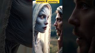 Samshan me painting horror story Bhutiya kahani ytshorts bhutiyakahaniyan horrorstory [upl. by Wennerholn960]