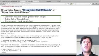 CodingBat 2  Java String Substring [upl. by Smart938]