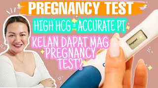 PREGNANCY TEST TAMANG PARAAN IWAS FAINT LINE  MABABANG HCG  Nurse Aileen [upl. by Eidnar919]