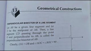 Geometrical Construction Exercise 13 Q1 to Q4 Class 9  RS Aggarwal  Rajmith study [upl. by Abehsile]