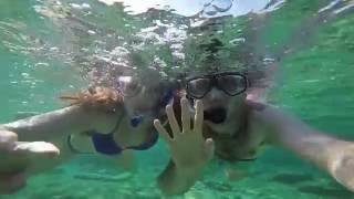 Snorkelling in Lindos Greece GoPro Hero 4 HD [upl. by Dart]