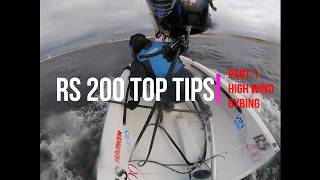 RS 200 Top Tips High Wind Gybing [upl. by Ahseiym33]