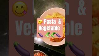 ‼️🙋‍♀️Pasta mit Gemüse 😋 Pasta with Vegetable 🥒 🍆 🥕 ‼️ pasta vegetables food [upl. by Suter]