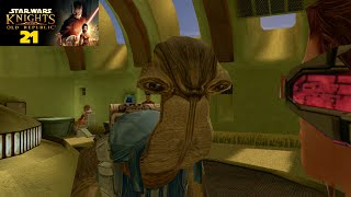 Lets Play Star Wars Knights Of The Old Republic Episode 21 Fazzas Hunting Lodge [upl. by Mosira]