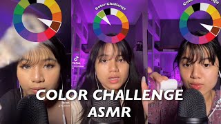 Asmr color challenge tiktok compilation 🎨 [upl. by Flyn]