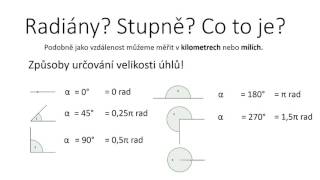 Jak na kalkulačku 3 Sin cos tan  Stupně × radiány [upl. by Eigna]