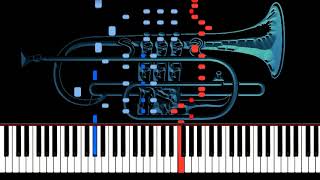 Mahalageasca Bucovina Dub piano synthesia [upl. by Nerw151]