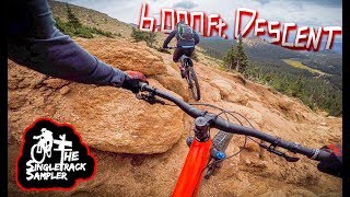 BREATHTAKING literally 6000 ft MTB DESCENT  The Singletrack Sampler [upl. by Damian]