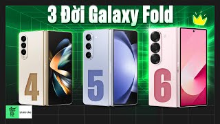 So sánh 3 đời Galaxy Z Fold6 Z Fold5 và Z Fold4 Ít nâng cấp thật sao [upl. by Ahsetra822]