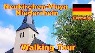 NeukirchenVluyn Ortskern Neukirchen Ortskern Vluyn 4K Street Walk Niederrhein amp Ruhrgebiet [upl. by Morly246]