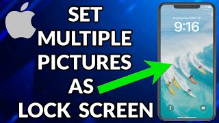 How To Put Multiple Pictures On Lock Screen iPhone [upl. by Lemcke]