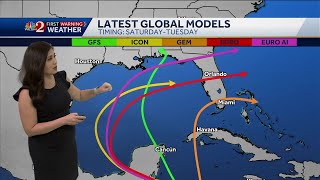 NHC says Florida should monitor Caribbean disturbance [upl. by Sokim]