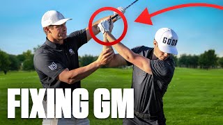 I Gave Garrett Clark A Golf Lesson [upl. by Siuraj]