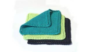 Learn to Knit a Dishcloth [upl. by Furgeson]