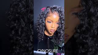 4C Edge Hairline Installation  Kinky Curly Lace Frontal Wig Review  HD lace Wi [upl. by Joceline]